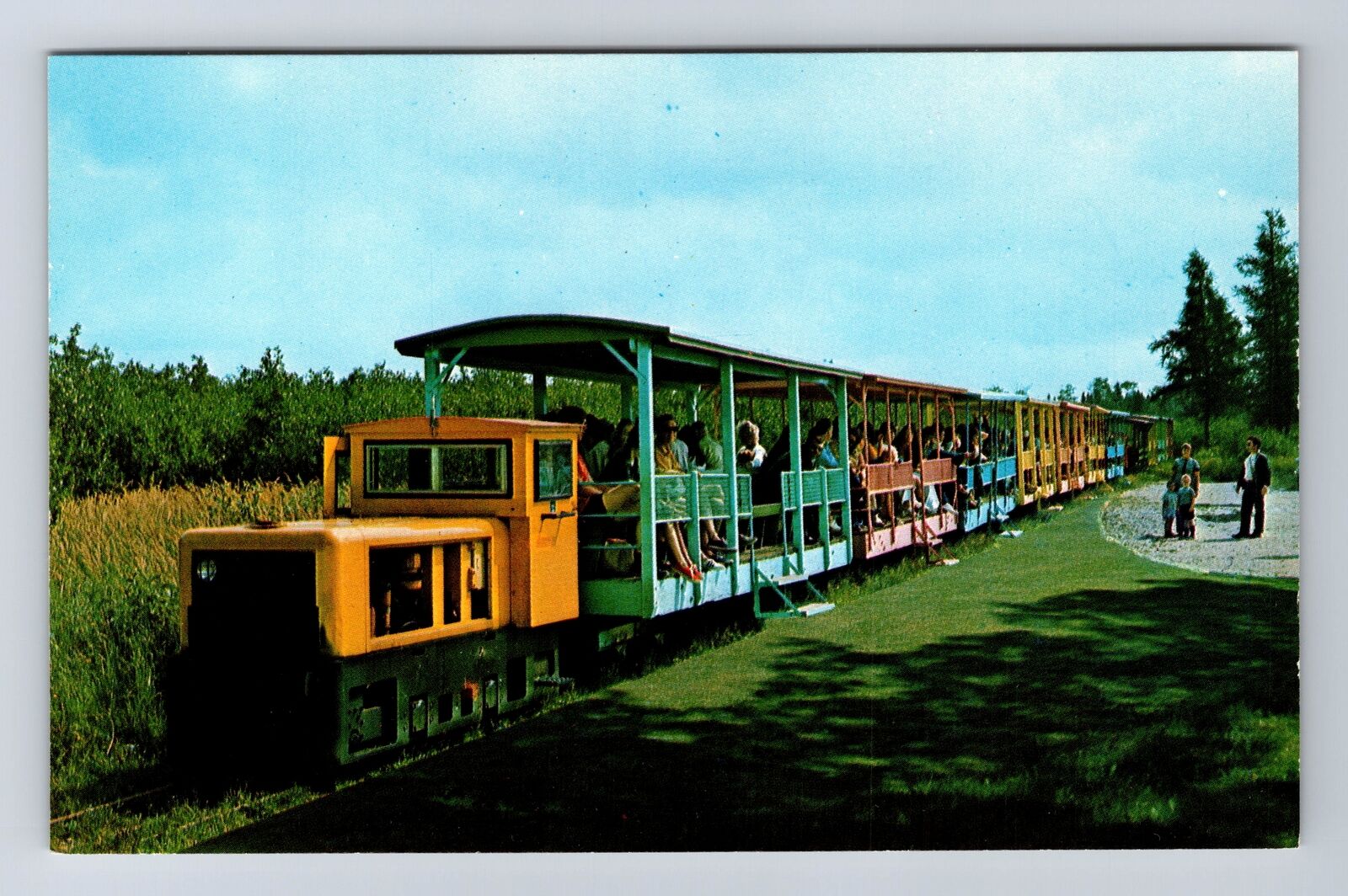 Soo Junction MI-Michigan, The Toonerville Trolley Advertising, Vintage Postcard