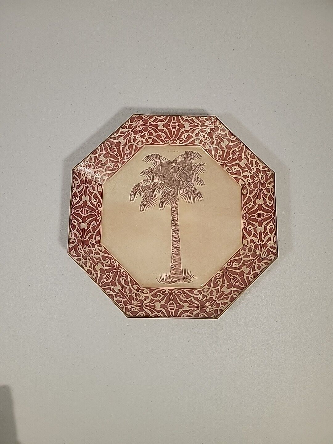 Vintage Cape Craftsman Palm Tree Drawings Plates. 10\