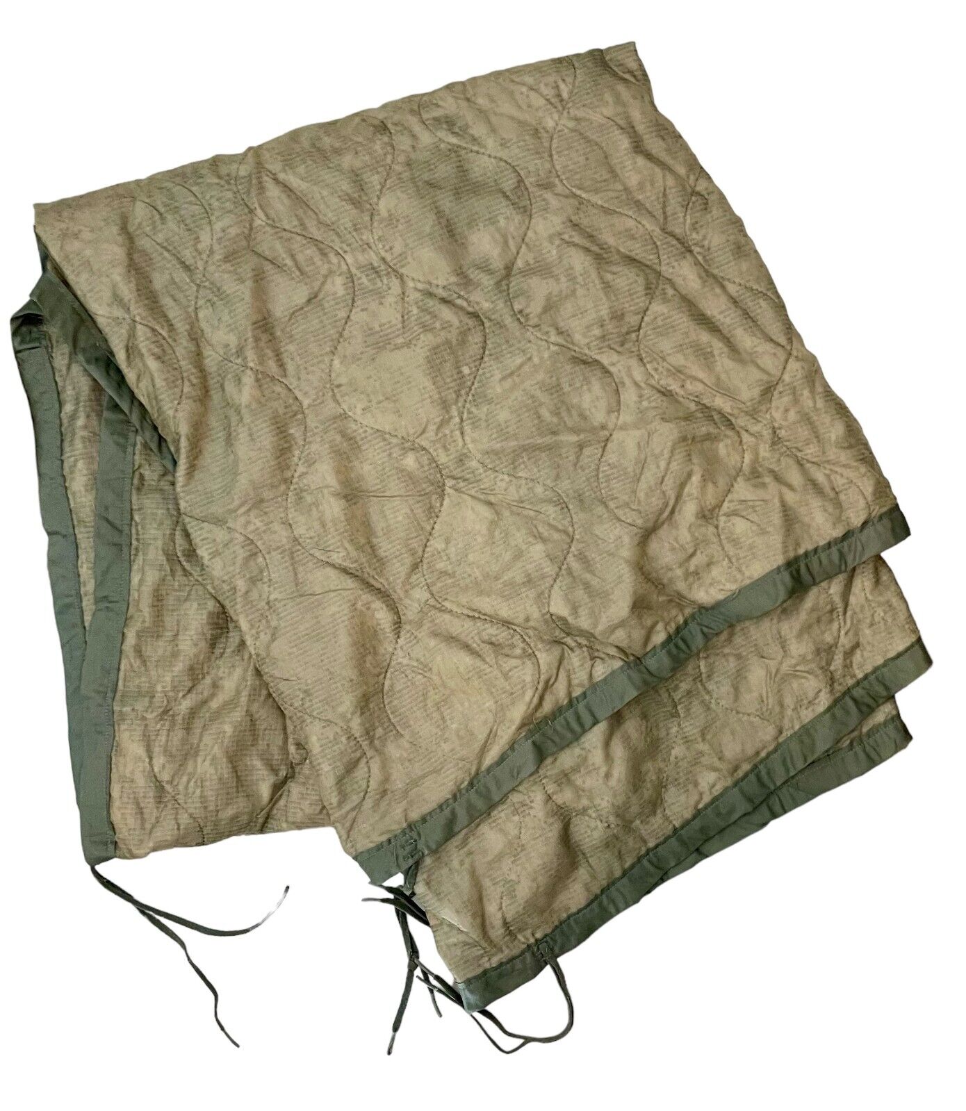 US Military Army ACU Digital Wet Weather PONCHO LINER Woobie Blanket - Faded