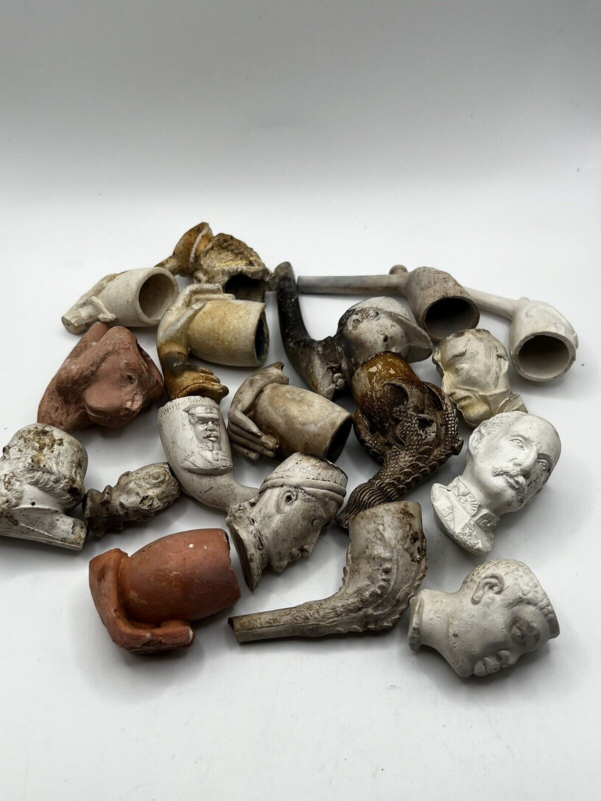 Antique 1800s-1900s Clay Pipes One Per Purchase