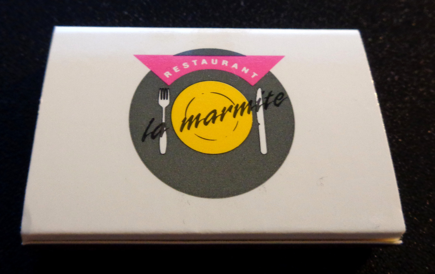 Vintage La Marmite Restaurant Bastion Hotels Netherlands Match Book Box EMPTY