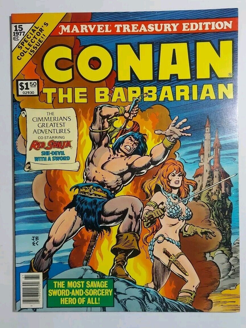 Marvel Treasury Edition #15 Conan the Barbarian (1977) Bronze Age Comic Book