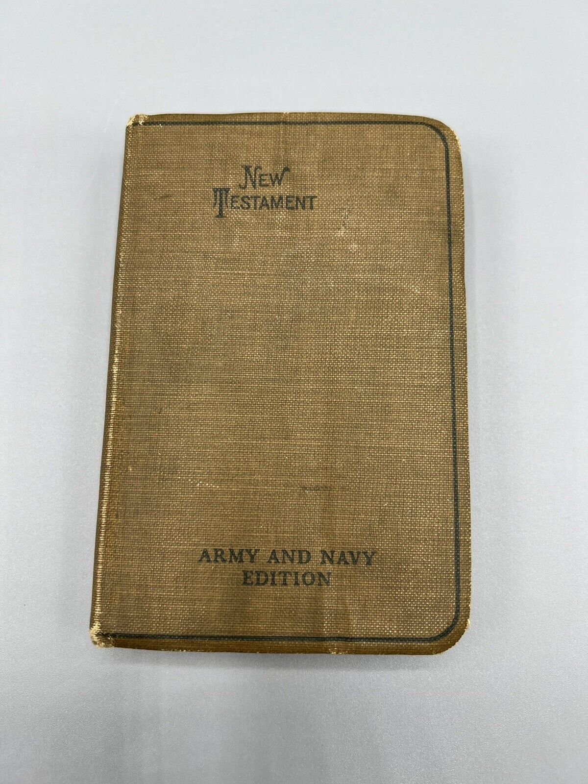Antique 1917 WWI New Testament Pocket Bible U.S. ARMY and NAVY EDITION - CLEAN