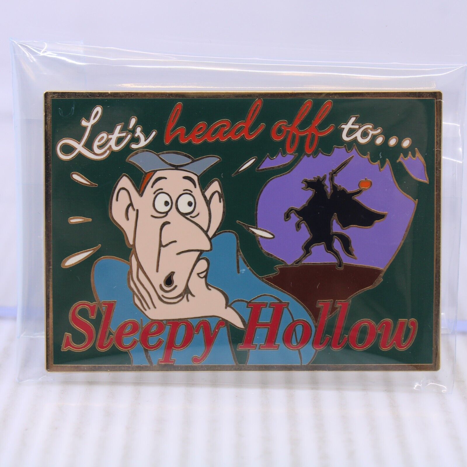 B4 Disney Auctions LE 100 Pin Postcard Sleepy Hollow Headless Horseman