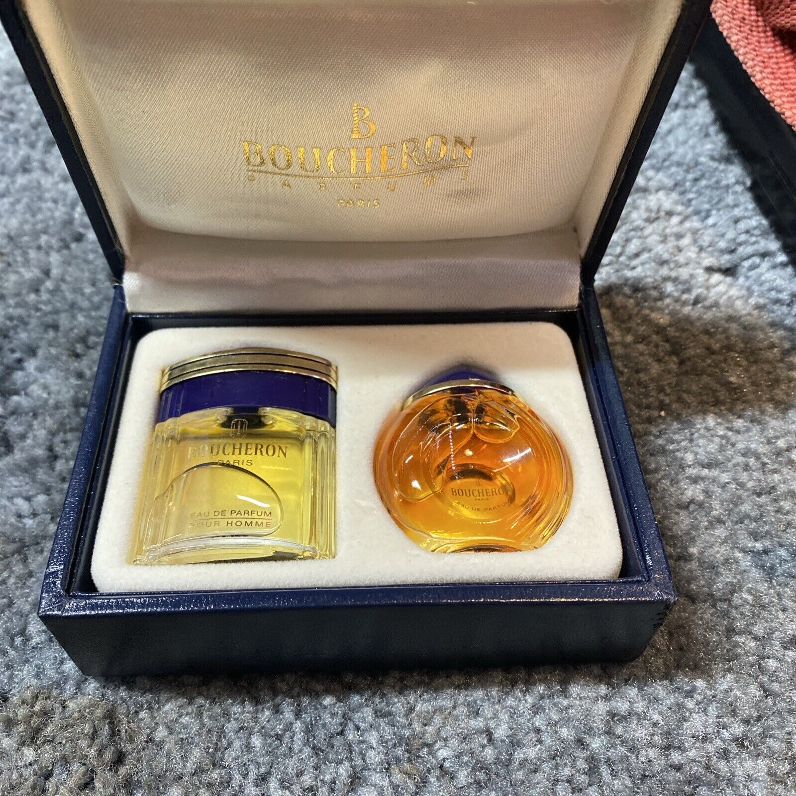 Vintage Boucheron Paris Miniature Perfume Set
