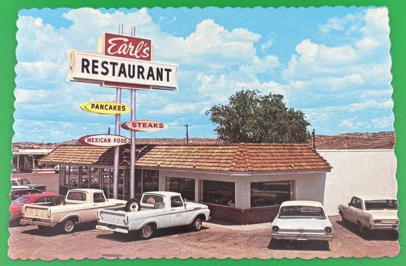 Vintage Postcard Earl’s Restaurant Gallup New Mexico Advertising Memorabilia 