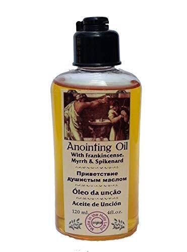 Anointing Oil with Frankincense Myrrh and Spikenard 120ml by Jerusalem Oil