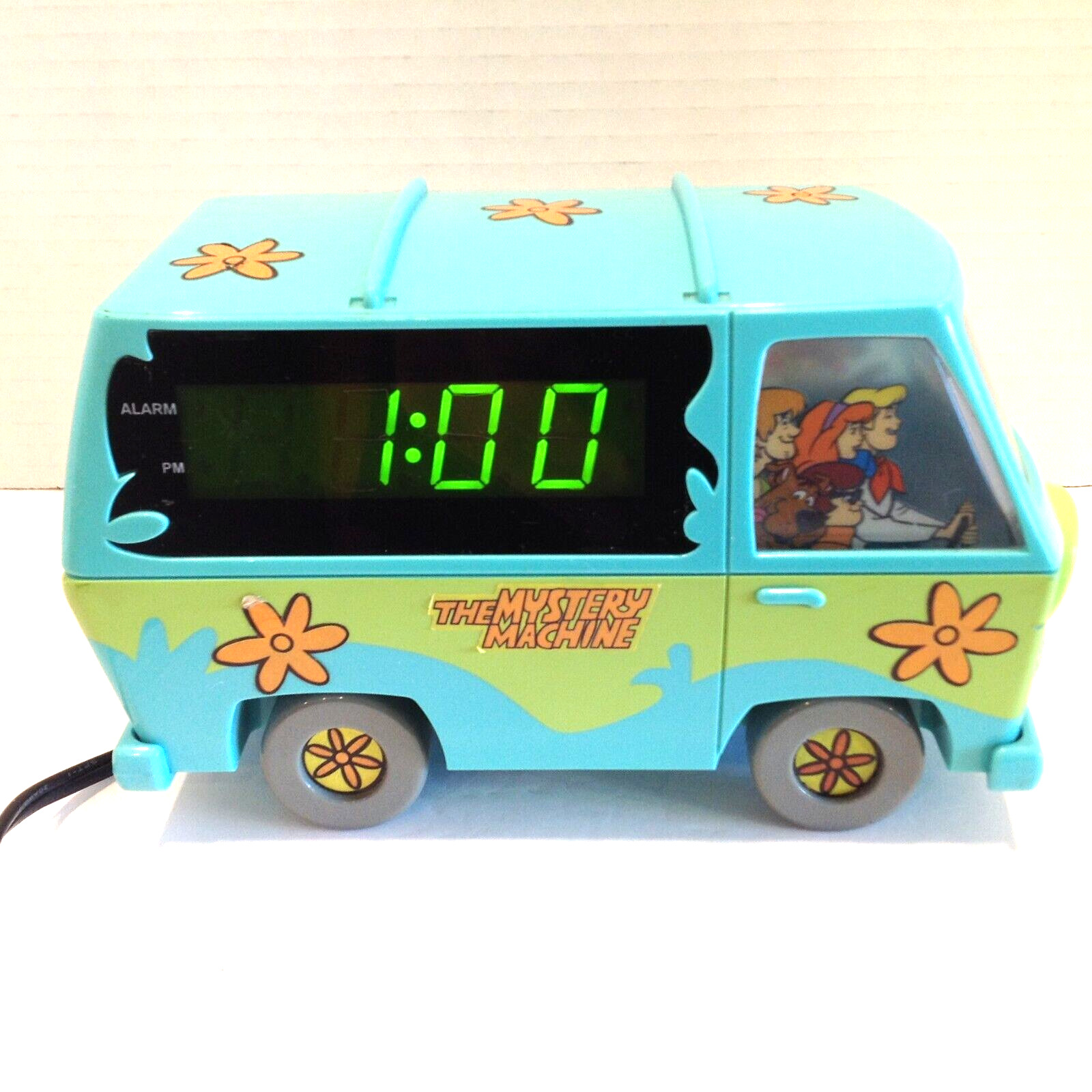 Vintage 1990's Westclock Scooby Doo Mystery Van Alarm Clock & Night Light