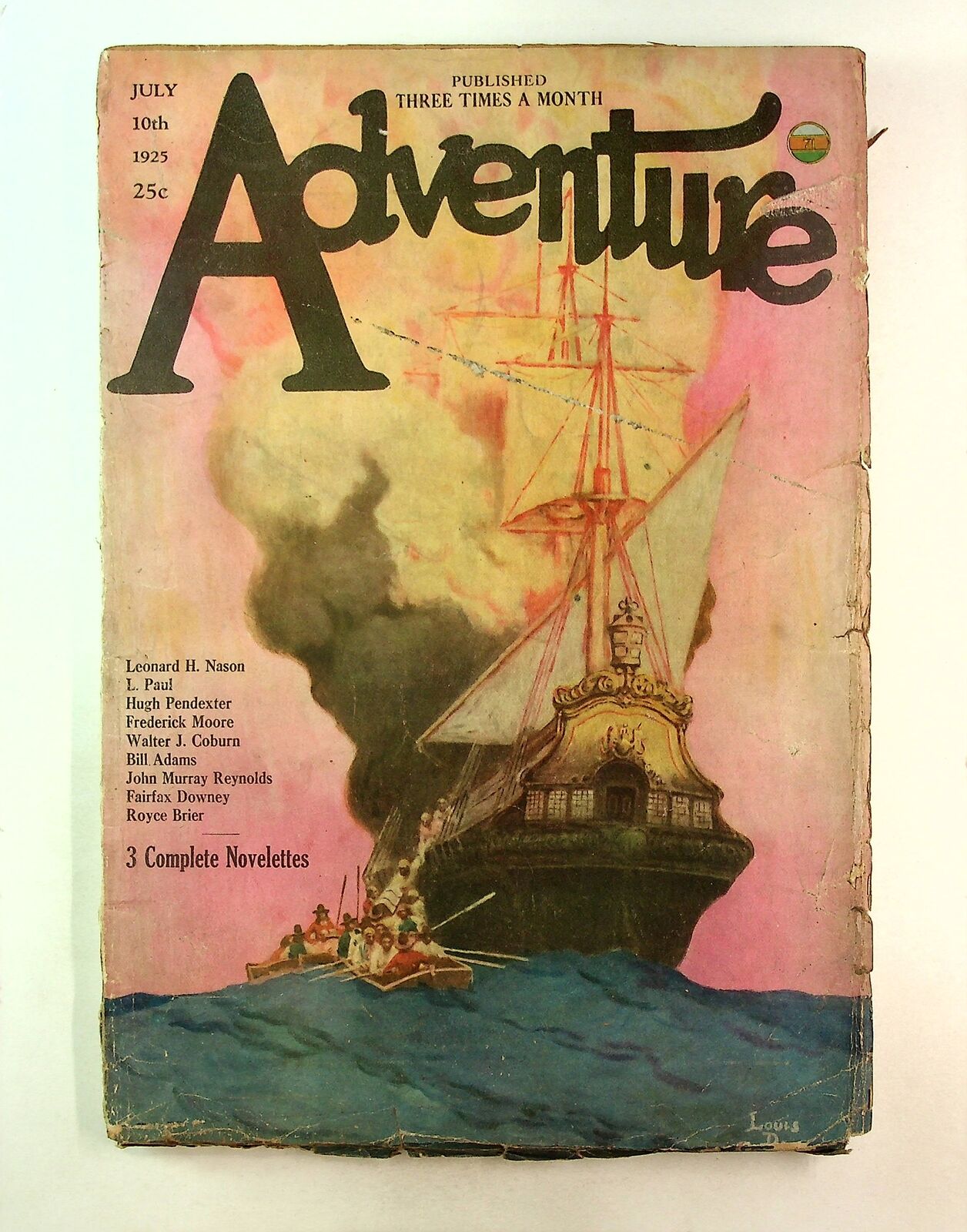 Adventure Pulp/Magazine Jul 10 1925 Vol. 53 #4 GD/VG 3.0
