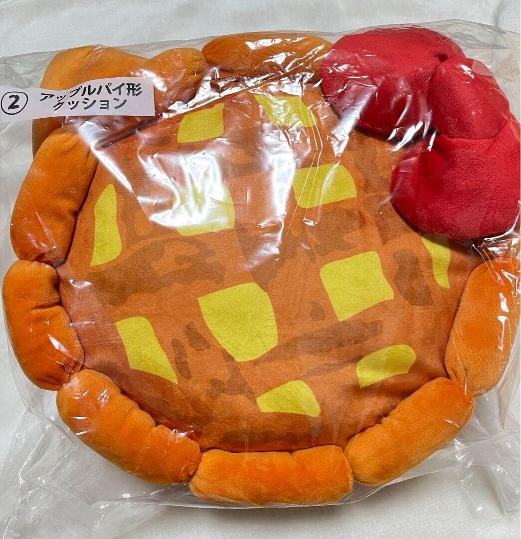 Sanrio Hello Kitty 50th Anniversary Winning Lottery Kuji Apple Pie Shape Cushion