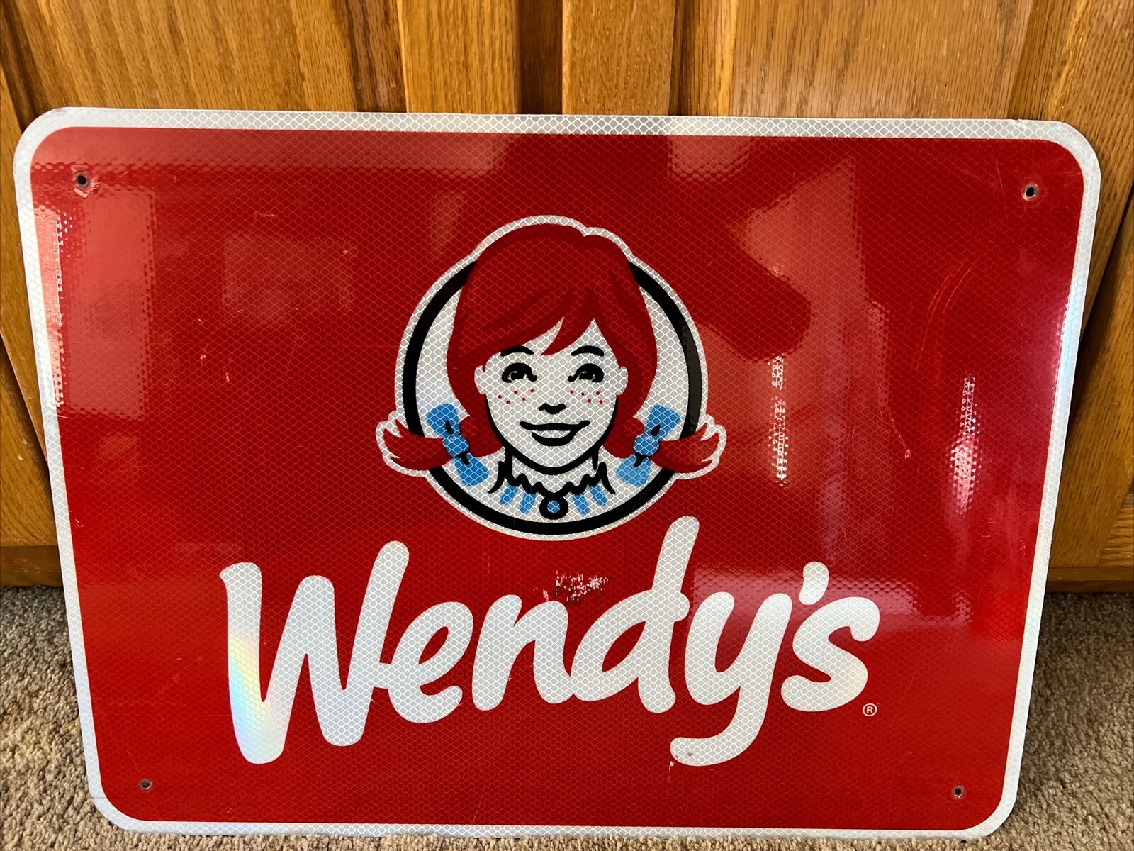Wendy's Sign, Metal, 24