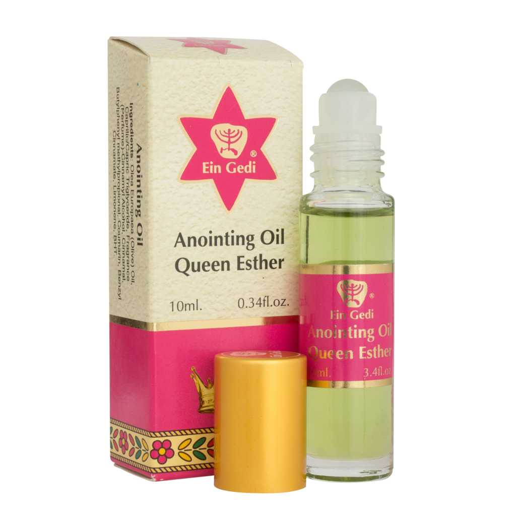 Consecrated Anointing Oil Queen Esther Ein Gedi Jerusalem Gift 0.34fl.oz/10ml