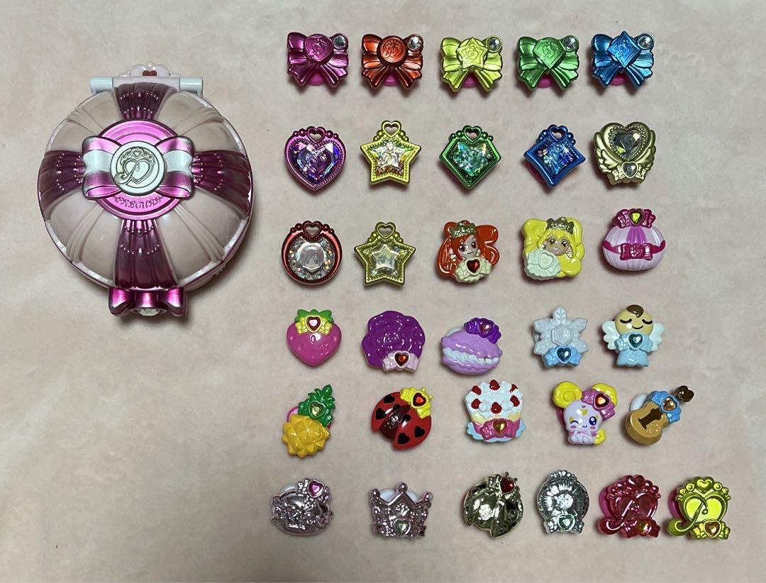 Glitter force Smile Precure Girls Toy Set Pact Compact Charm Decor Pretty Cure