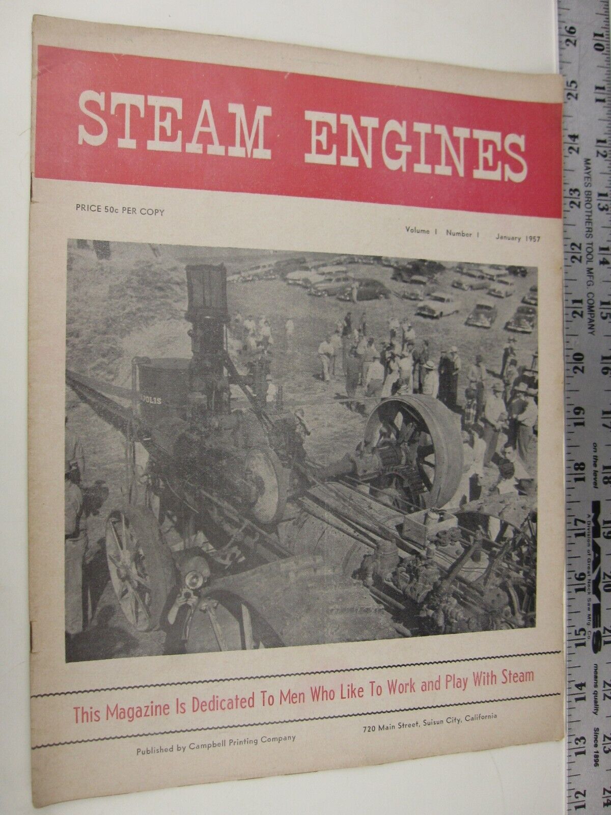 Steam Engine Magazine Volume 1  Issue 1 January 1957   BIS