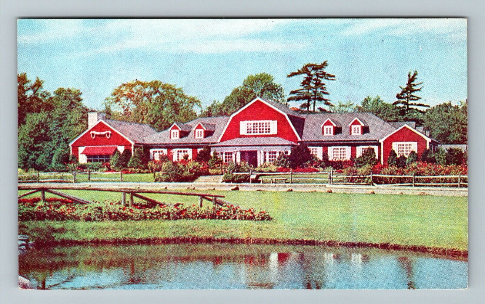 Farmingham, MA Vaughn Monroe\'s Meadows, Massachusetts, Vintage Postcard