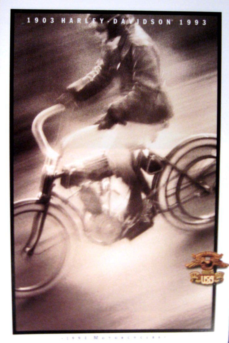 1993 Harley-Davidson Motorcycles Brochure XLH FXR FLHS FLS FLHTC Original Xlnt