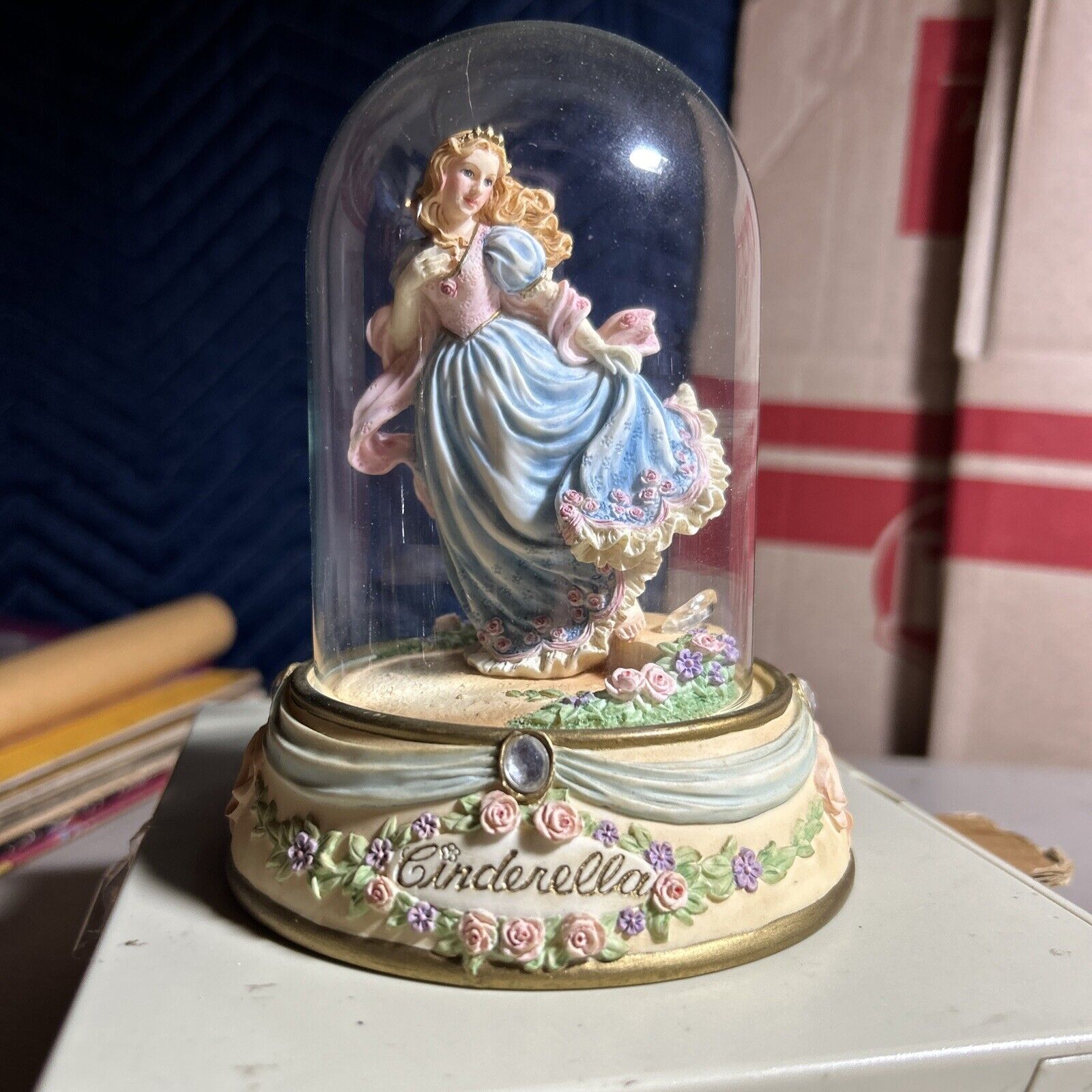 Bradford Exchange Cinderella Classic Fairytale Princess Bell Jar Collection