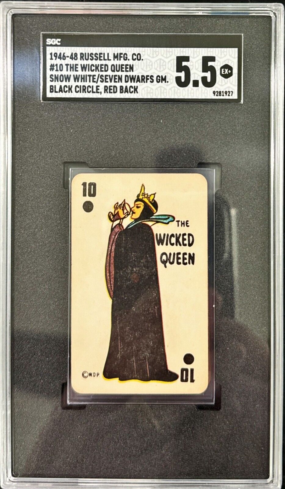 1946-48 RUSSELL MFG CO. #10 THE WICKED QUEEN  SGC  5.5. *850