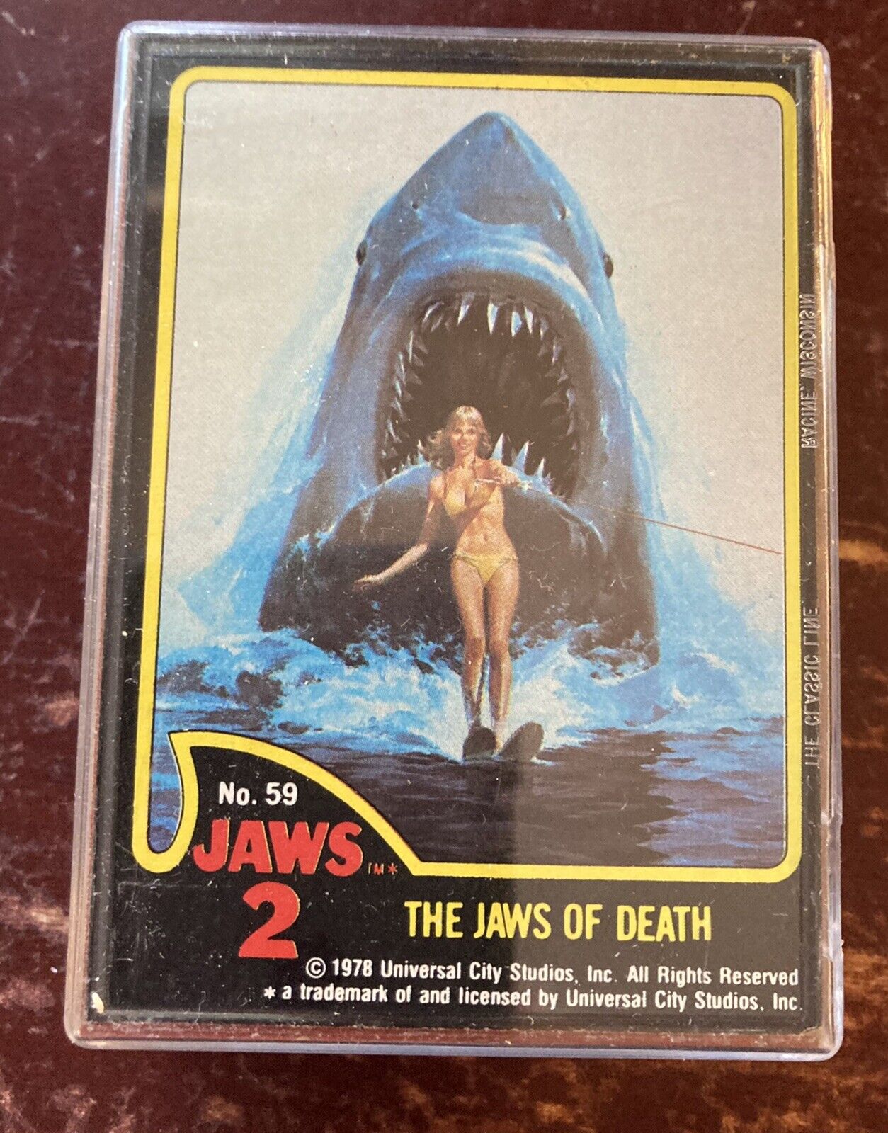 1978 Topps JAWS 2 Movie Complete 59 Base Card Set #1-59 RAW