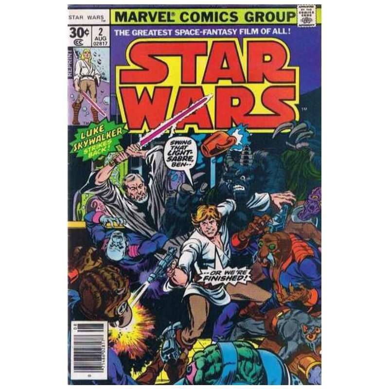 Star Wars #2  - 1977 series Marvel comics VG+ Full description below [n: