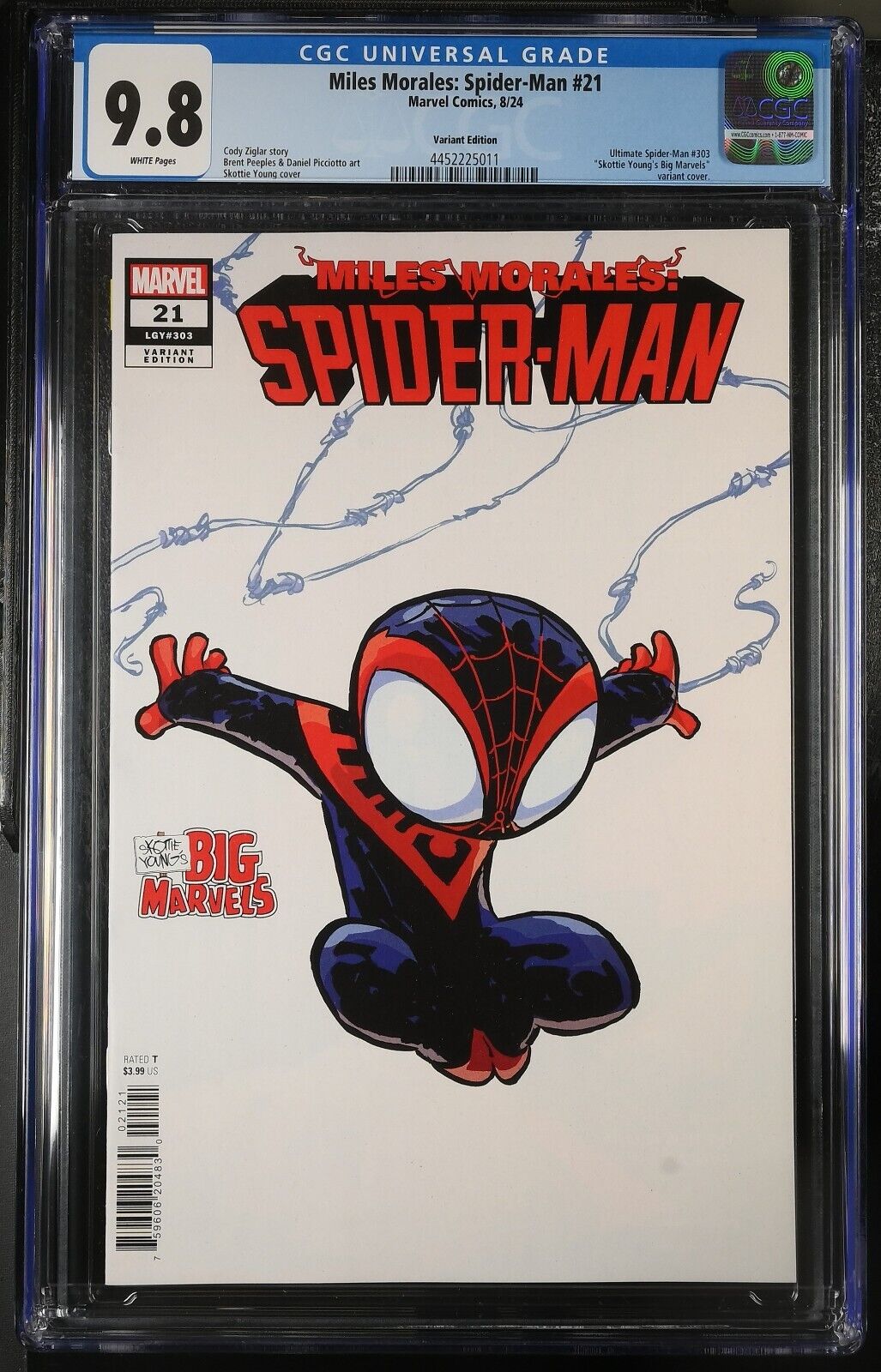 Miles Morales: Spider-Man #21 (Big Marvels Variant) [CGC Graded 9.8]
