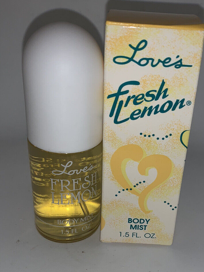 Vintage MEM  Love\'s Fresh Lemon Body Mist 1.5 fl oz NEW IN BOX