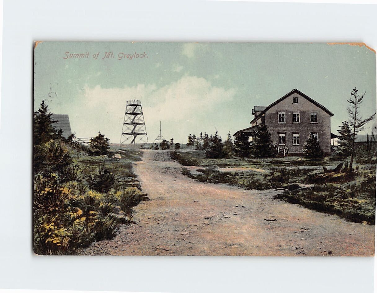 Postcard Summit of Mount Greylock, Massachusetts