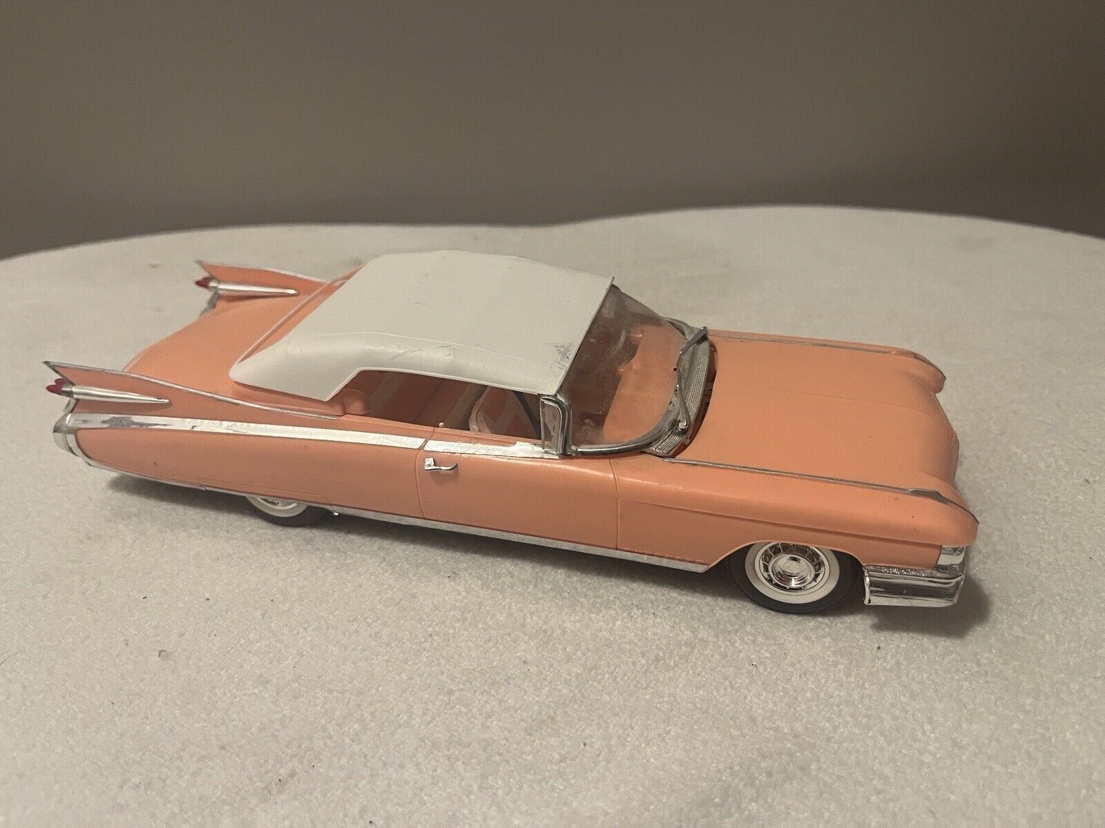 RARE Vintage Promo Car Model 1960s Cadillac Convertible~Peach
