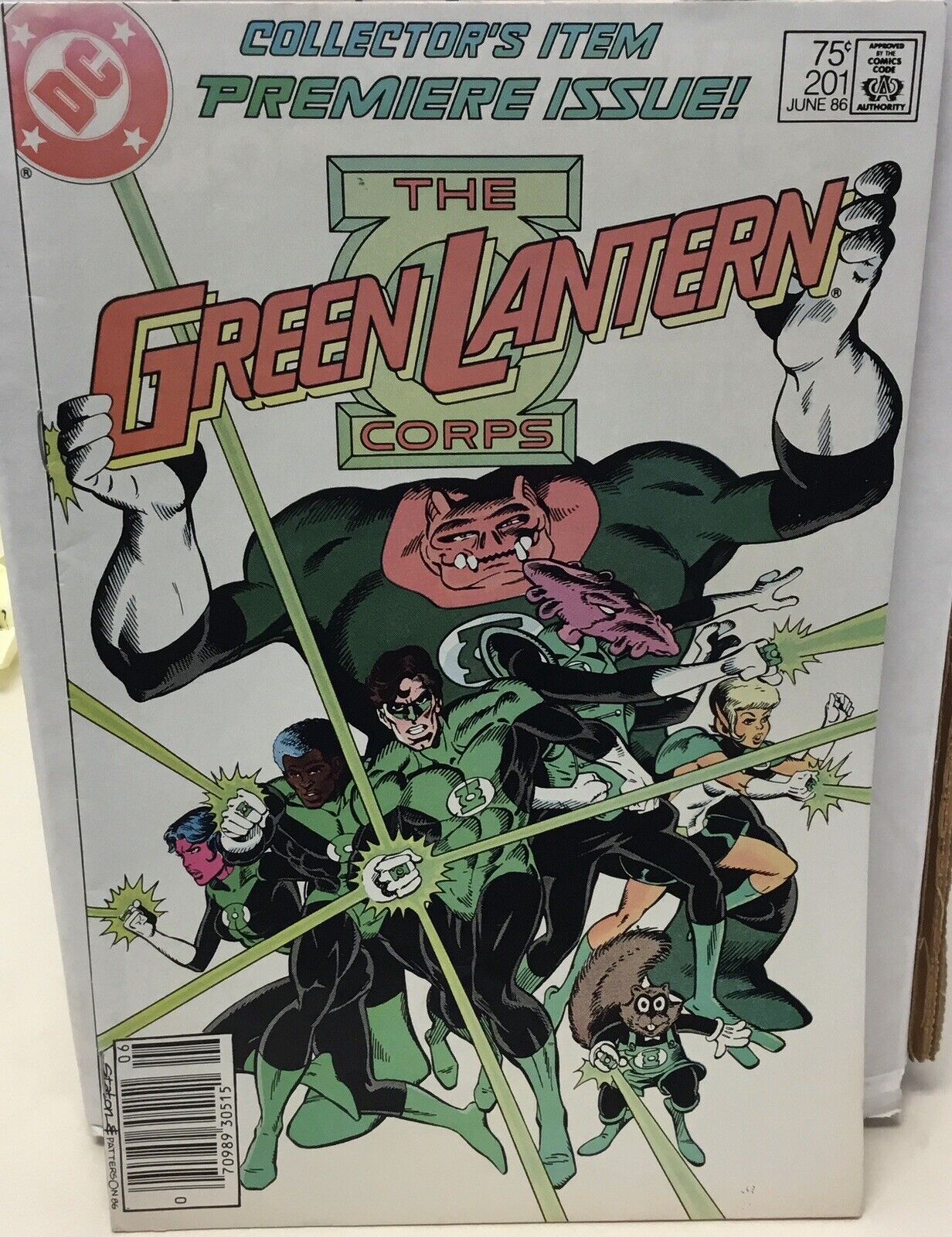 DC Comics Green Lantern #201 1st App Of Kilowag FN