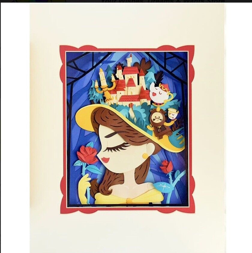 My Pretty Pretty Hat - Belle, Beauty & the Beast, WonderGround, Disney Art NWT