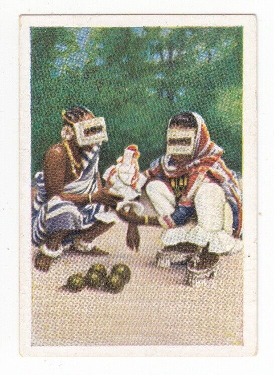 1931 AFRICAN FETISH Trade Card SWAHILI WOMEN with a Fetish