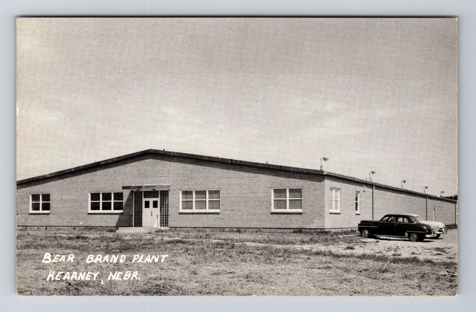Kearney NE-Nebraska RPPC, Bear Brand Plant, Real Photo c1940 Vintage Postcard