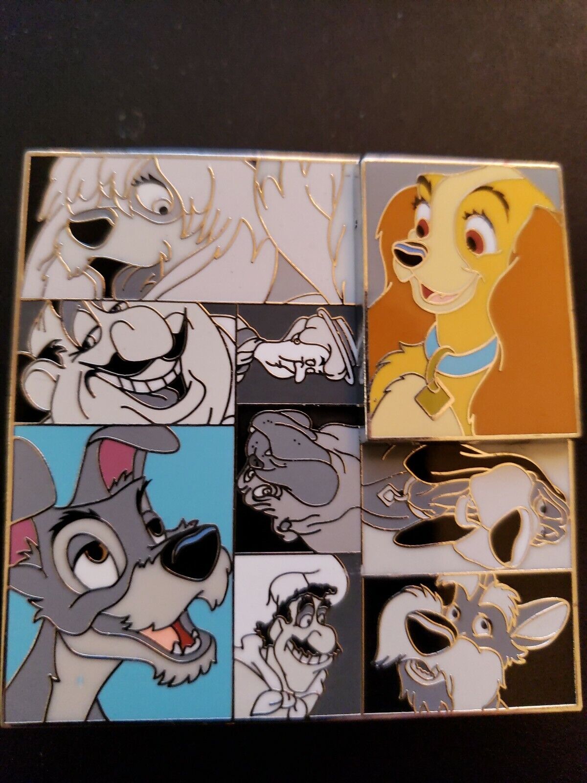 Disney Pin Lady & The Tramp 00029 Prototype Preproduction LE PP Only 3 made