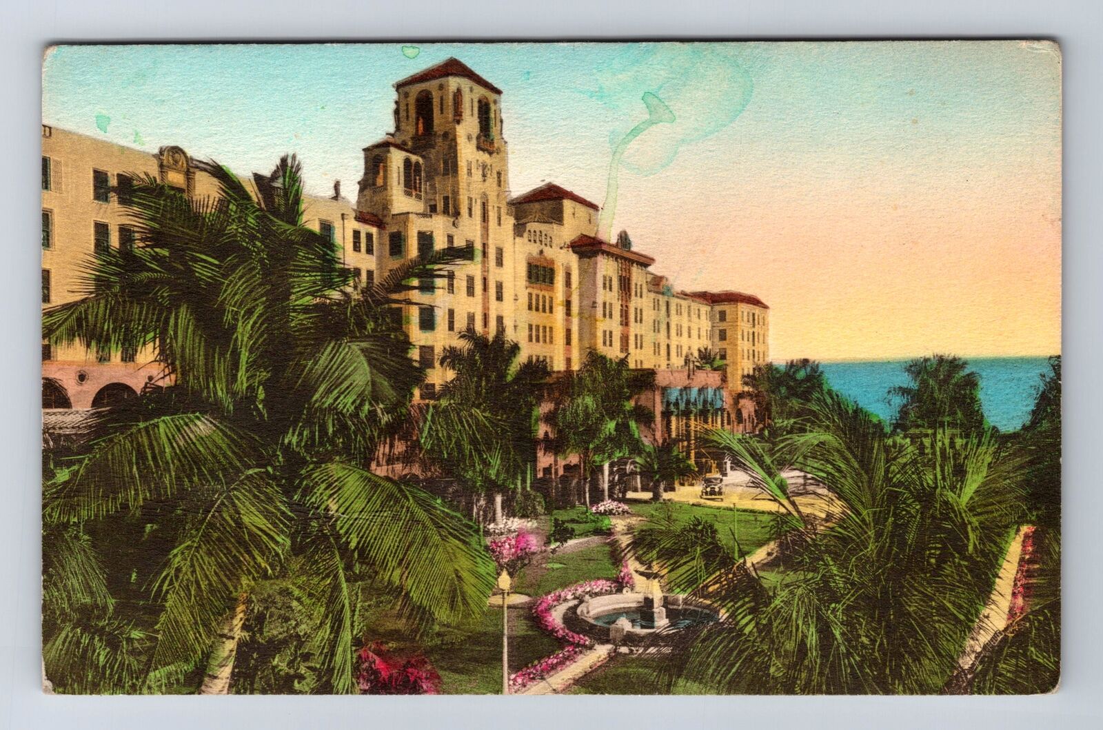 Hollywood by the Sea FL-Florida, Hollywood Beach Hotel, Vintage Postcard