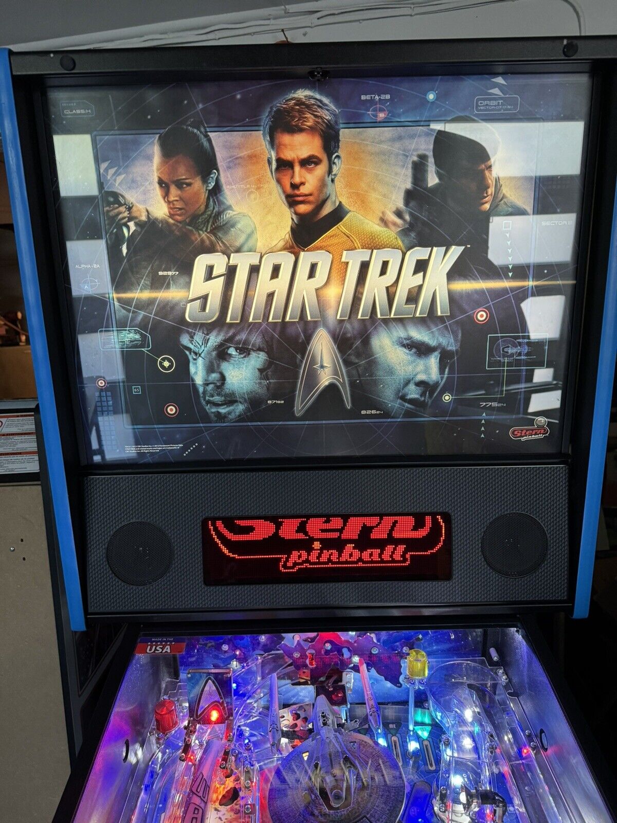 2013 Stern Star Trek PRO pinball machine - Low Plays