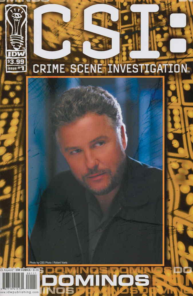 CSI: Crime Scene Investigation-Dominos #1 FN; IDW | William Petersen Cover - we