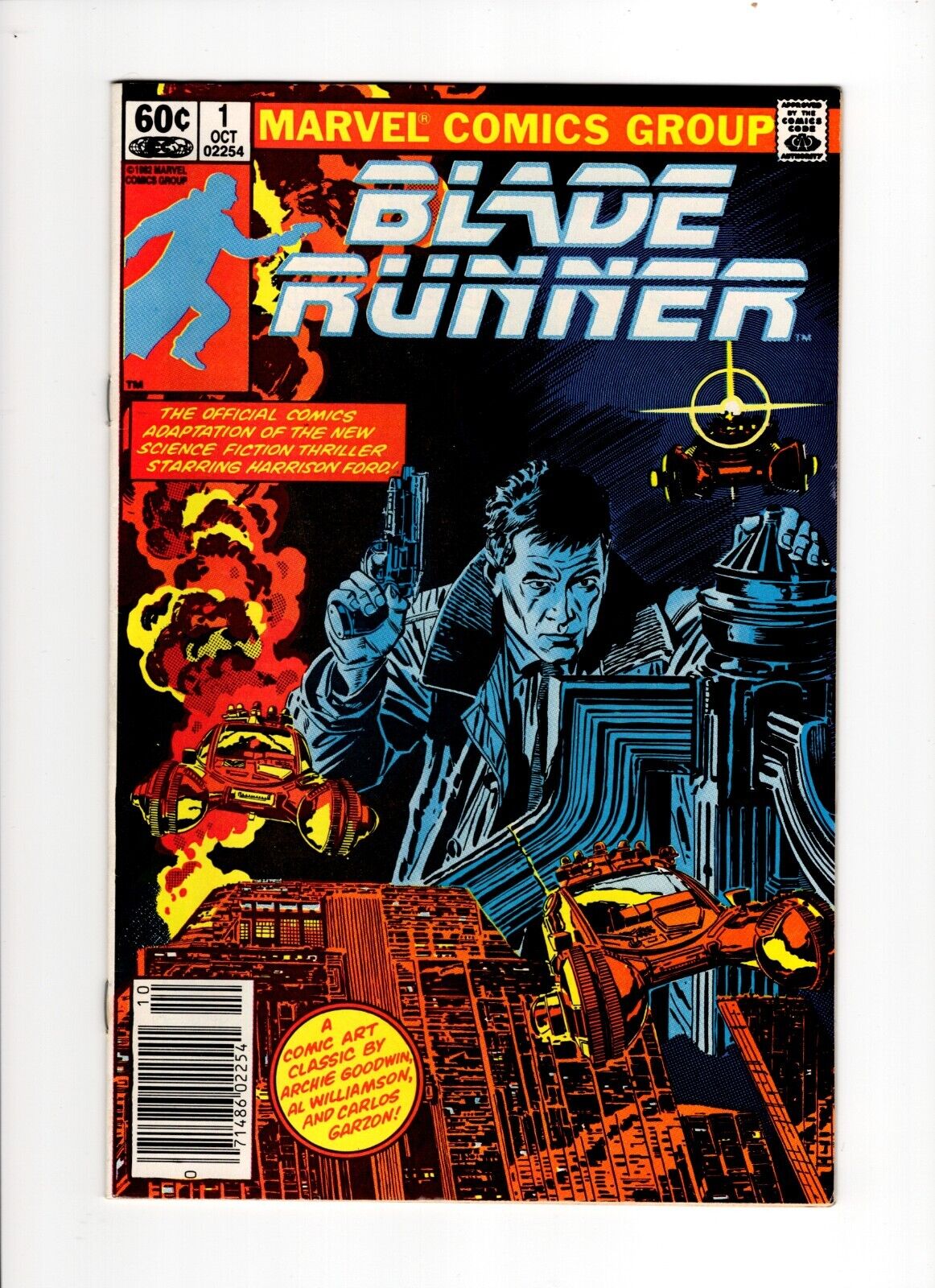 BLADE RUNNER #1 (1982): Newsstand: High Grade