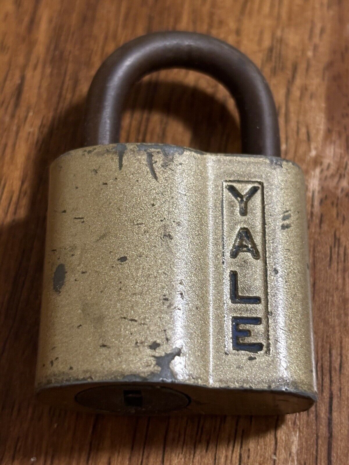 LOT OF 3 ASSORTED Brass & Steel Locks, Yale, Master, & Slaymaker. TWO WITH KEYS