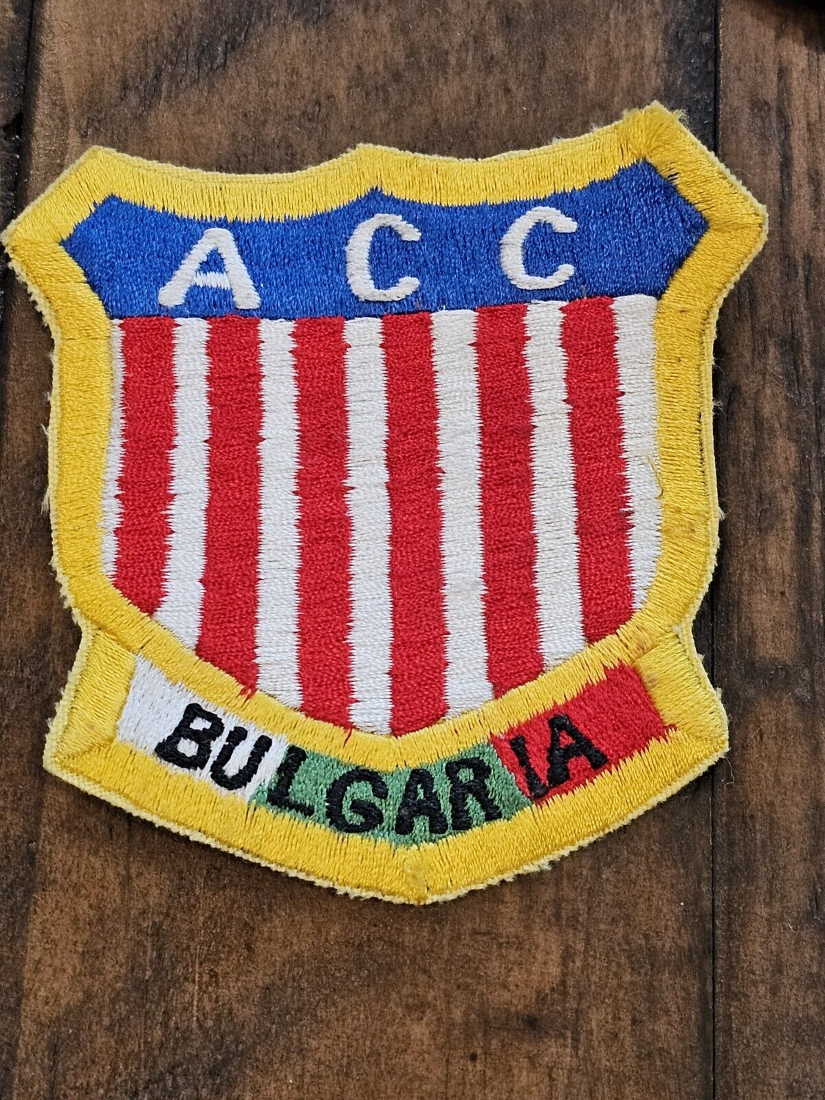 WWII US Army ACC Austria Occupation Bulgaria Theater Made Patch L@@K
