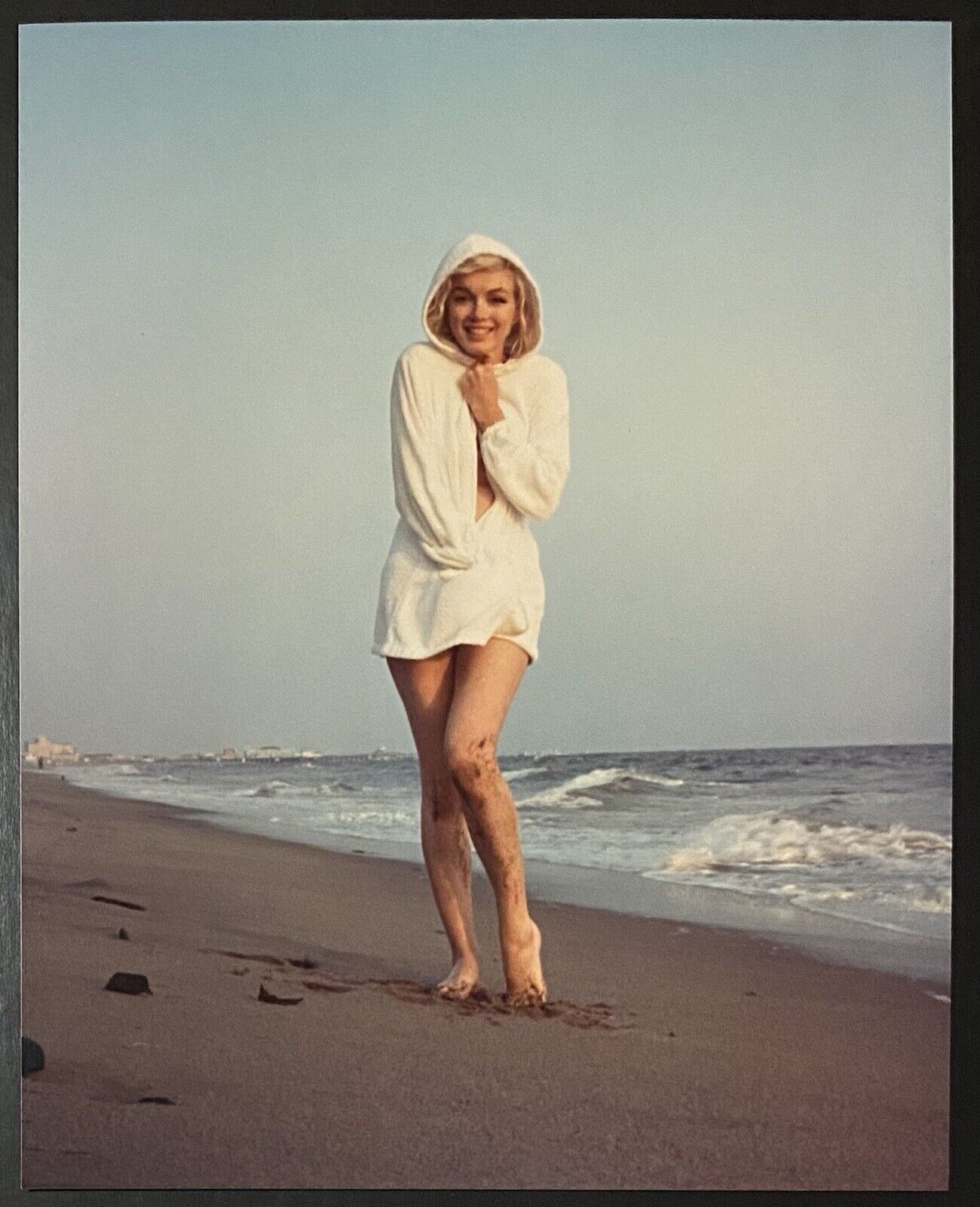 1962 Marilyn Monroe Original Photo George Barris Santa Monica Beach Stamped