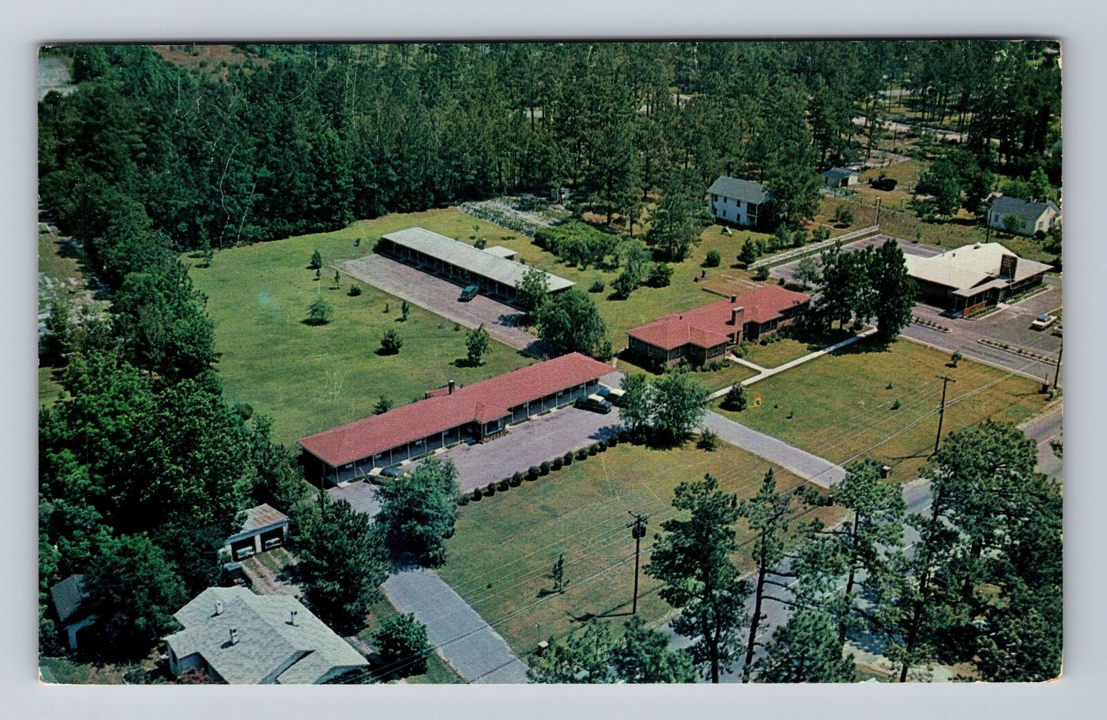 Wilmington NC-North Carolina, Ranch Acres Motor Court, Vintage Postcard