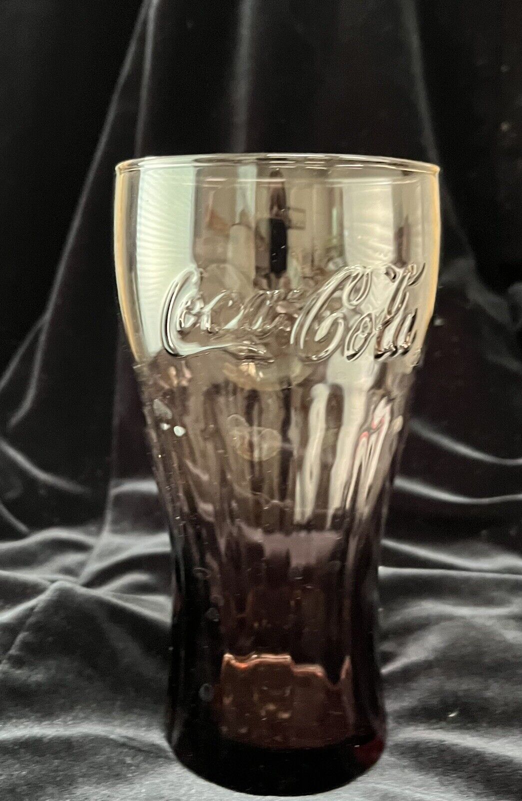 Coca Cola Coke Brown Amber Glass 16oz Drinking Glasses Tumbler
