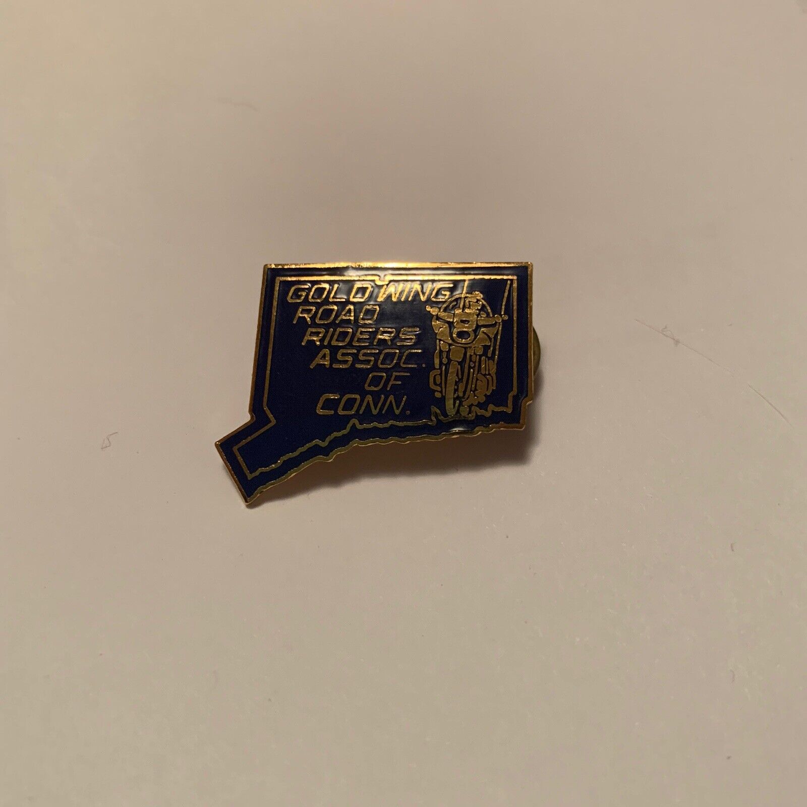 GWRRA Gold Wing Road Riders Association of Connecticut MOTORCYCLE Club lapel pin