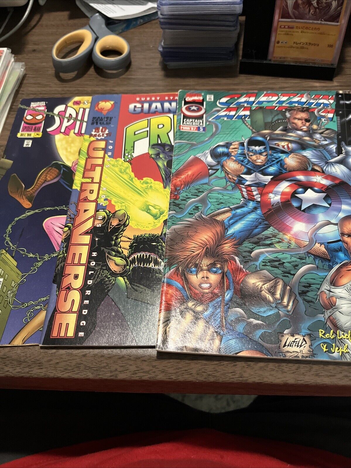 Comic Book Lot Of 18 Marvel, Malibu Comics