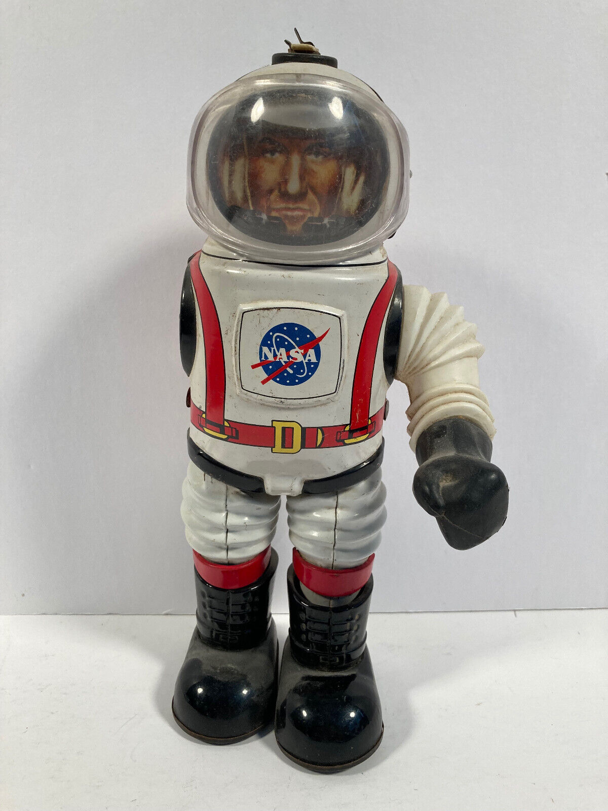 VTG Antique Louis Marx NASA Astronaut Tin Litho Toy Hap Hazard Japan - AS IS