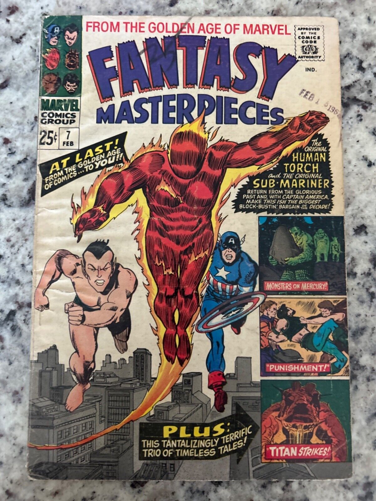 Fantasy Masterpieces #7 Vol. 1 (Marvel, 1967) ungraded