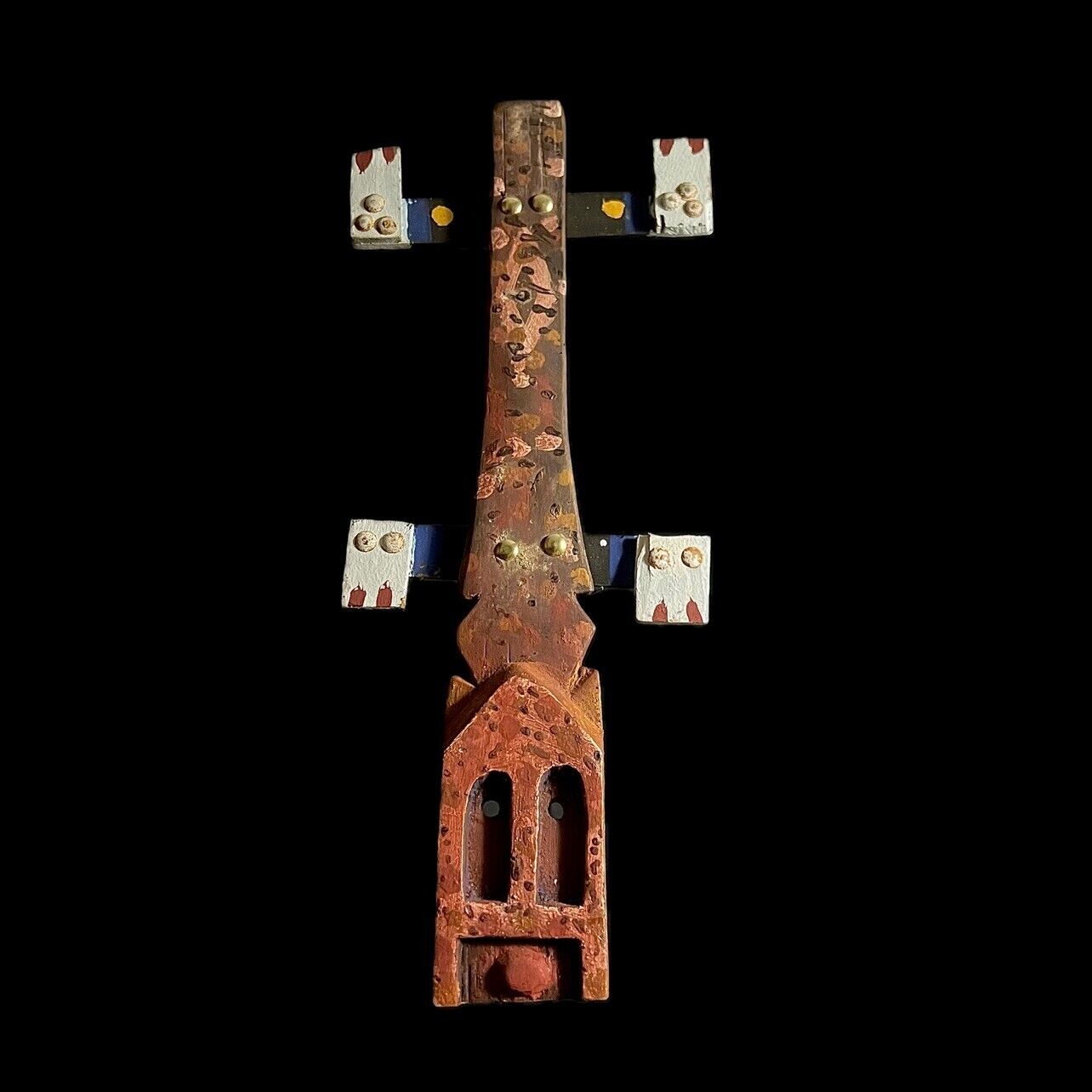 African Dogon Kanaga Mask Wood Hand Carved Wall Hanging Home Décor-G1519