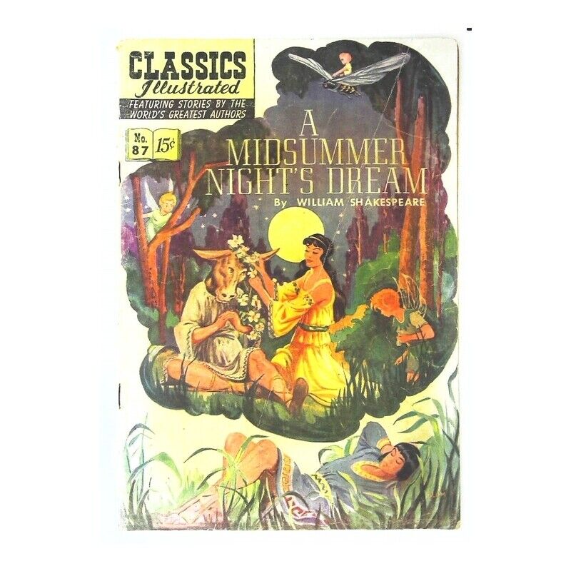Classics Illustrated (1941 series) #87 HRN #87 in VG minus. Gilberton comics [n: