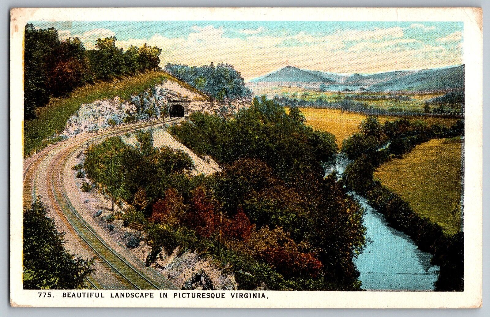 Virginia - Beautiful Landscape in Picturesque - Vintage Postcard - Unposted