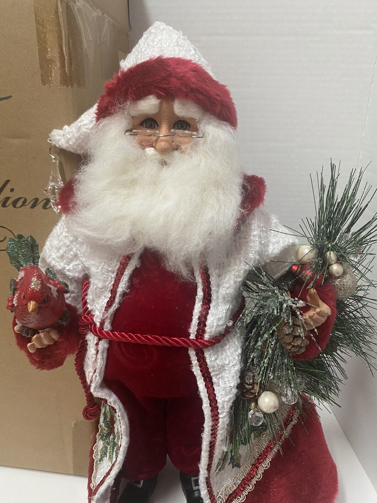 Karen Didion Originals-Winter Serenity Santa -Collectible Figurine-EC